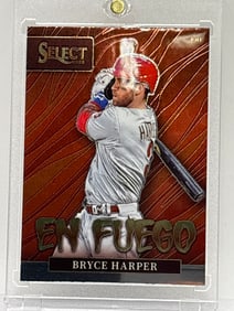 2022 PANINI SELECT BRYCE HARPER EN FUEGO SP