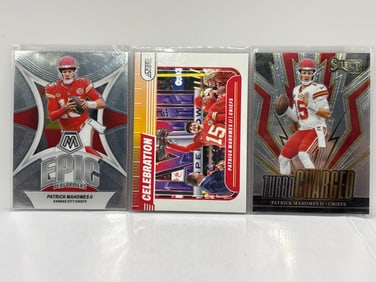 PATRICK MAHOMES II 3 CARD LOT