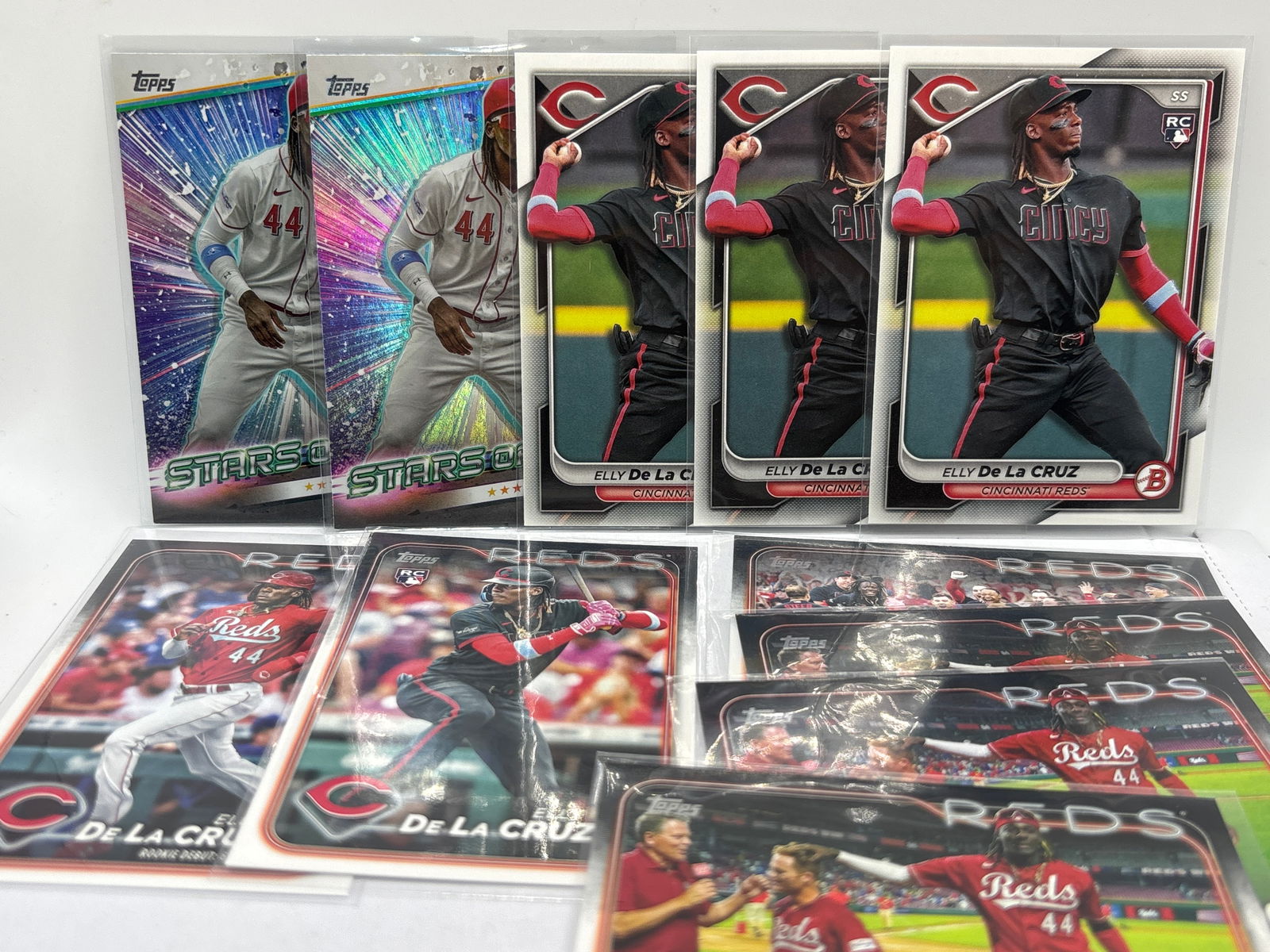 11 CARD ELLY DE LA CRUZ ROOKIE CARD LOT (1 of 5)