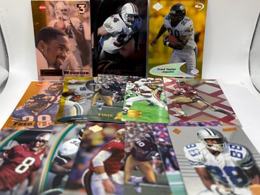 NFL SUPERSTAR SP/#D 14 CARD LOT