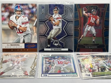 2012-2024 ELI MANNING 6 CARD LOT