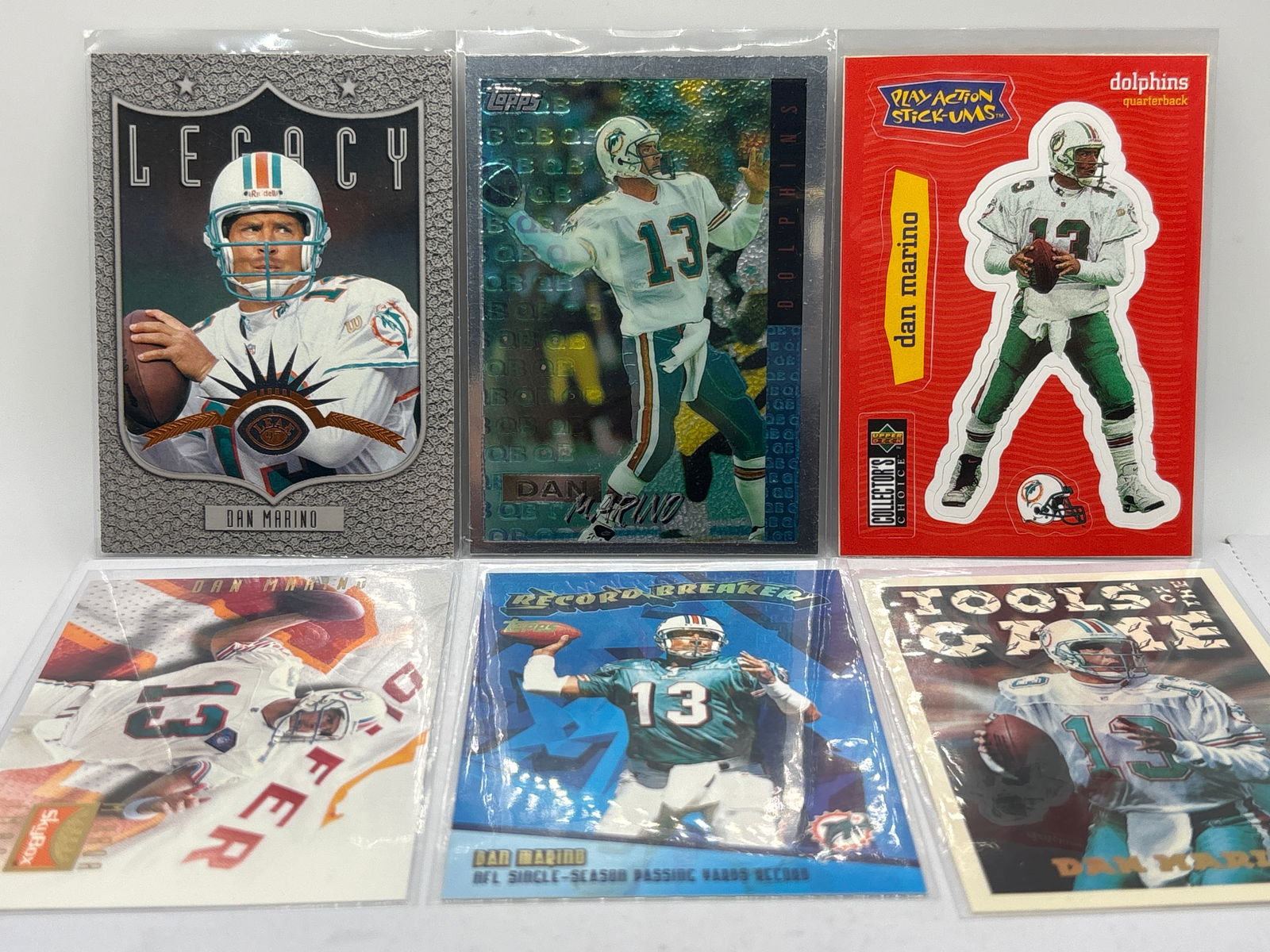 6 CARD DAN MARINO INSERT/ODDBALL LOT (1 of 4)