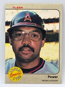 1983 FLEER SPECIAL SUPER STAR REGGIE JACKSON POWER