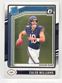 2024 PANINI DONRUSS OPTIC CALEB WILLIAMS RARED ROOKIE CARD