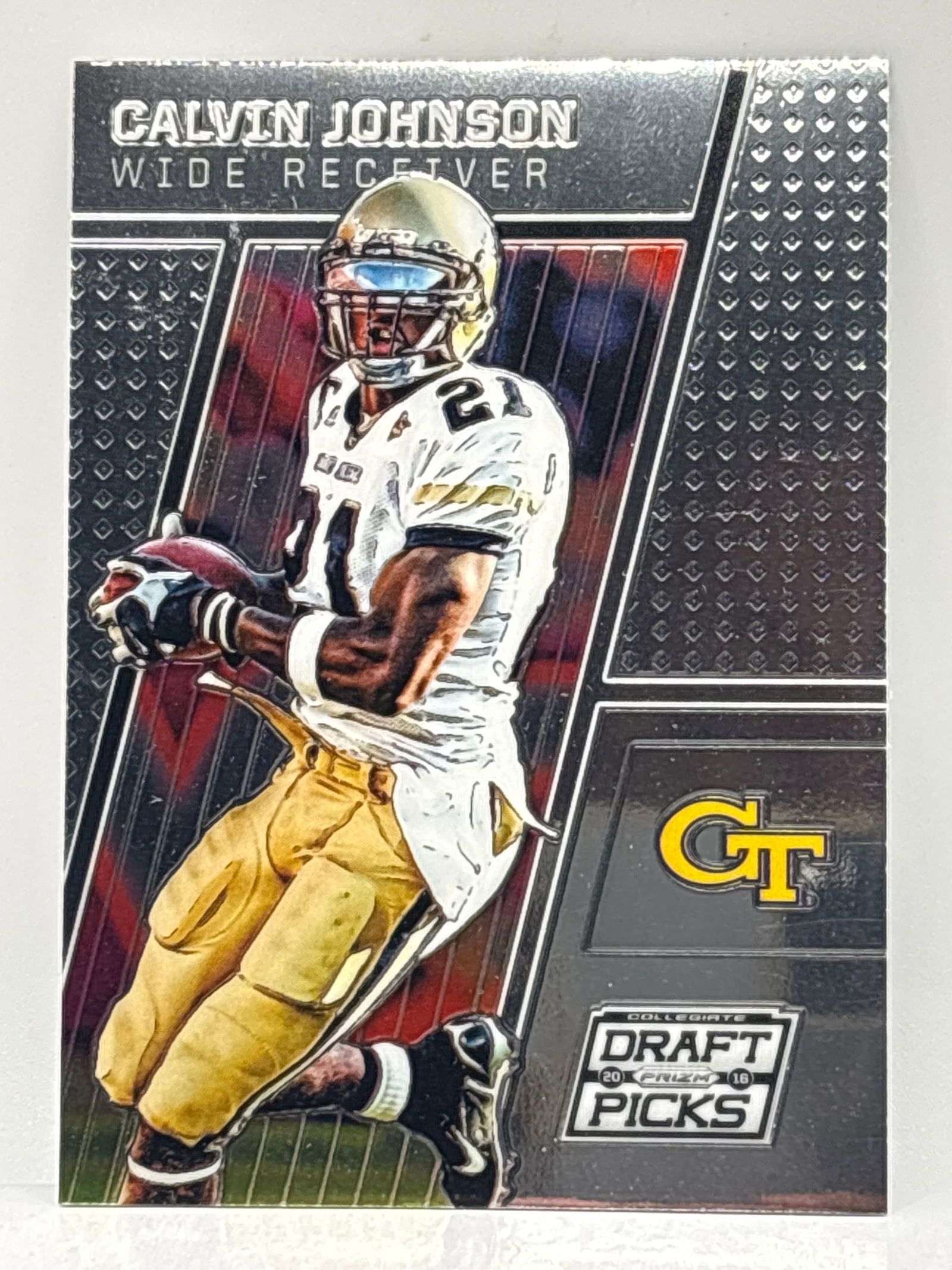 2016 PANINI COLLEGIATE DRAFT PICKS CALVIN JOHNSON ROOKIE CARD (1 of 2)
