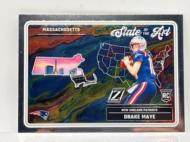 2024 PANINI ZENITH DRAKE MAYE STATE OF THE ART ROOKIE CARD