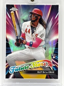 2024 TOPPS CHROME ELLY DE LA CRUZ FUTURE STARS INSERT ROOKIE CARD
