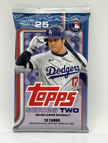 HOBBY PACK 2025 TOPPS SERIES TWO MLB BASEBALL HOBBY PACK