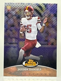 2024 TOPPS TEAM FINEST JAYDEN DANIELS INSERT ROOKIE CARD