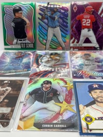 HIGH VALUE MLB SUPERSTAR 9 CARD LOT