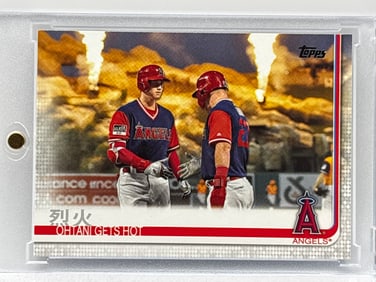 2018 TOPPS SERIES 2 SHOHEI OHTANI GETS HOT ROOKIE CARD