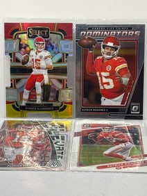 PATRICK MAHOMES 4 CARD LOT