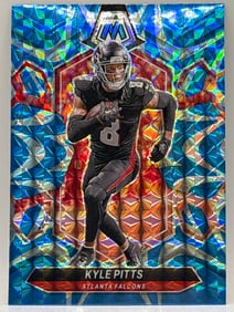 2024 PANINI MOSAIC KYLE PITTS BLUE REACTIVE PRIZM HOLO