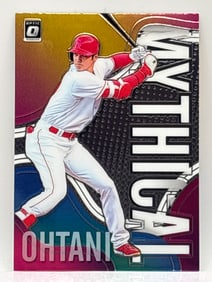 2019 PANINI DONRUSS OPTIC SHOHEI OHTANI MYTHICAL INSERT