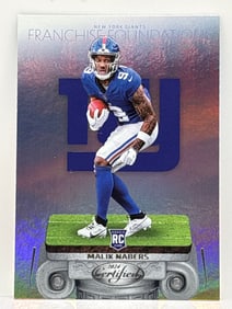 2024 PANINI CERTIFIED MALIK NABERS FRANCHISE FOUNDATIONS ROOKIE CARD