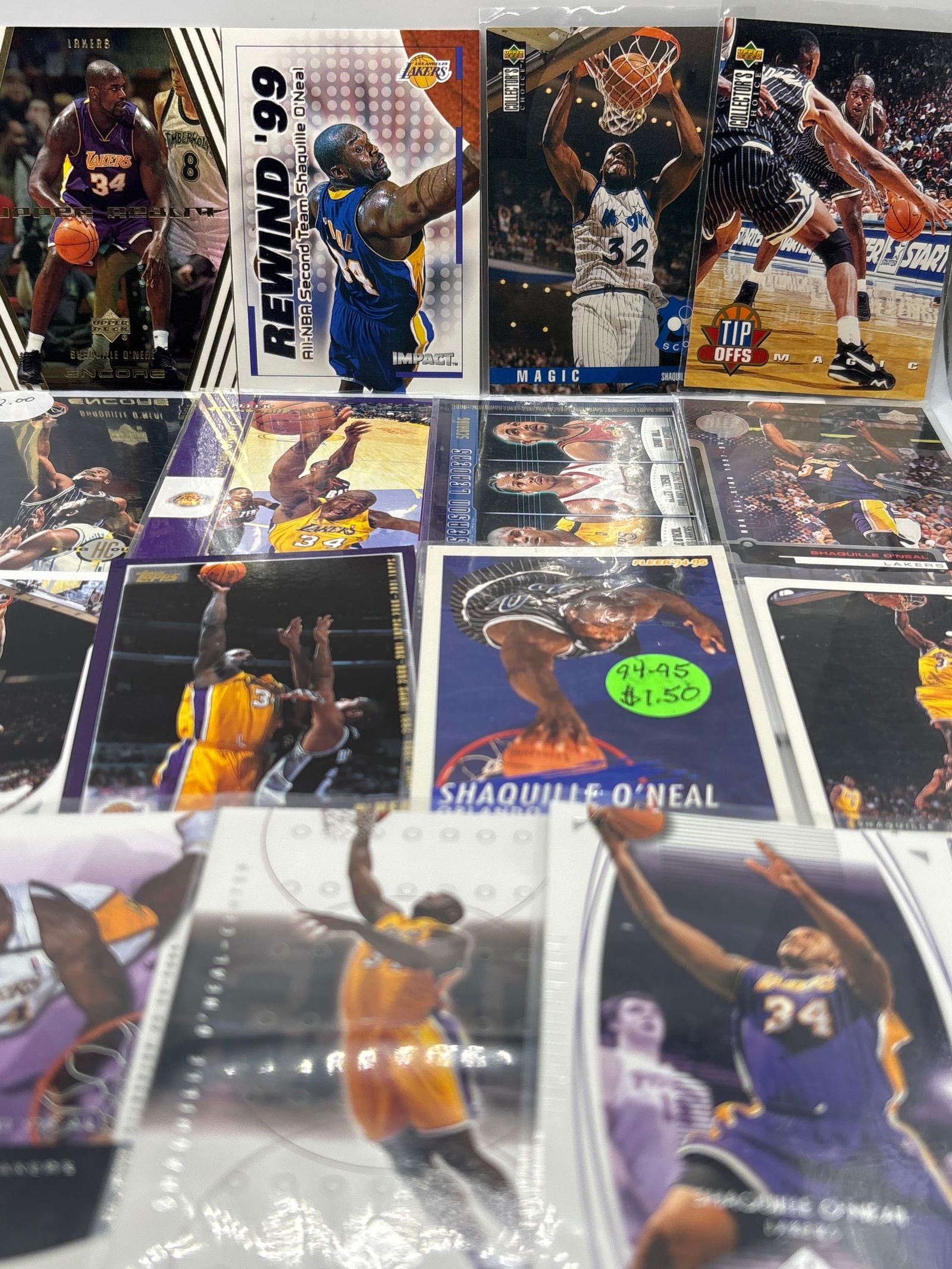 SHAQUILLE O’NEAL SP & INSERT LOT (1 of 8)