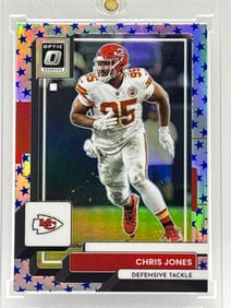 2022 PANINI DONRUSS OPTIC CHRIS JONES BLUE STARS SP PRIZM HOLO