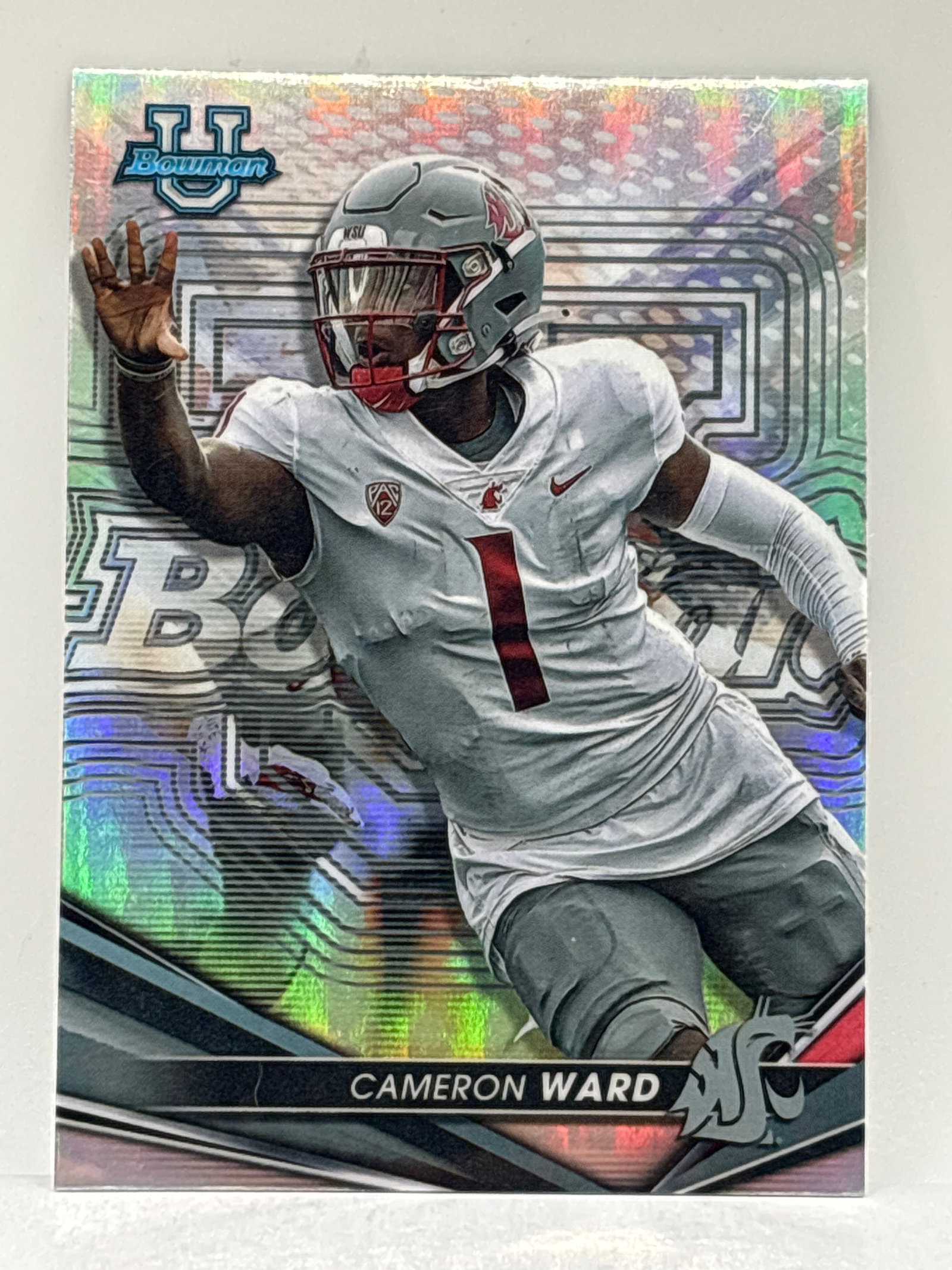 2022 BOWMAN UNIVERSITY CAMERON WARD ROOKIE REFRACTOR CARD: 2022 BOWMAN UNIVERSITY CAMERON WARD ROOKIE REFRACTOR CARD