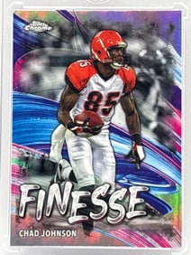 2024 TOPPS CHROME CHAD JOHNSON FINESSE SP REFRACTOR