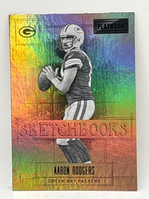 2022 PANINI PLAYBOOK AARON RODGERS SKETCHBOOKS