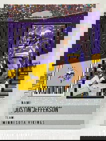2023 PANINI CONTENDERS JUSTIN JEFFERSON HALL PASS