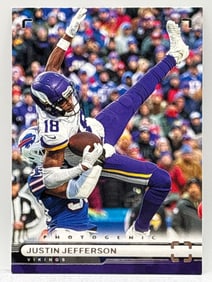 2022 PANINI CHRONICLES JUSTIN JEFFERSON PHOTOGENIC INSERT