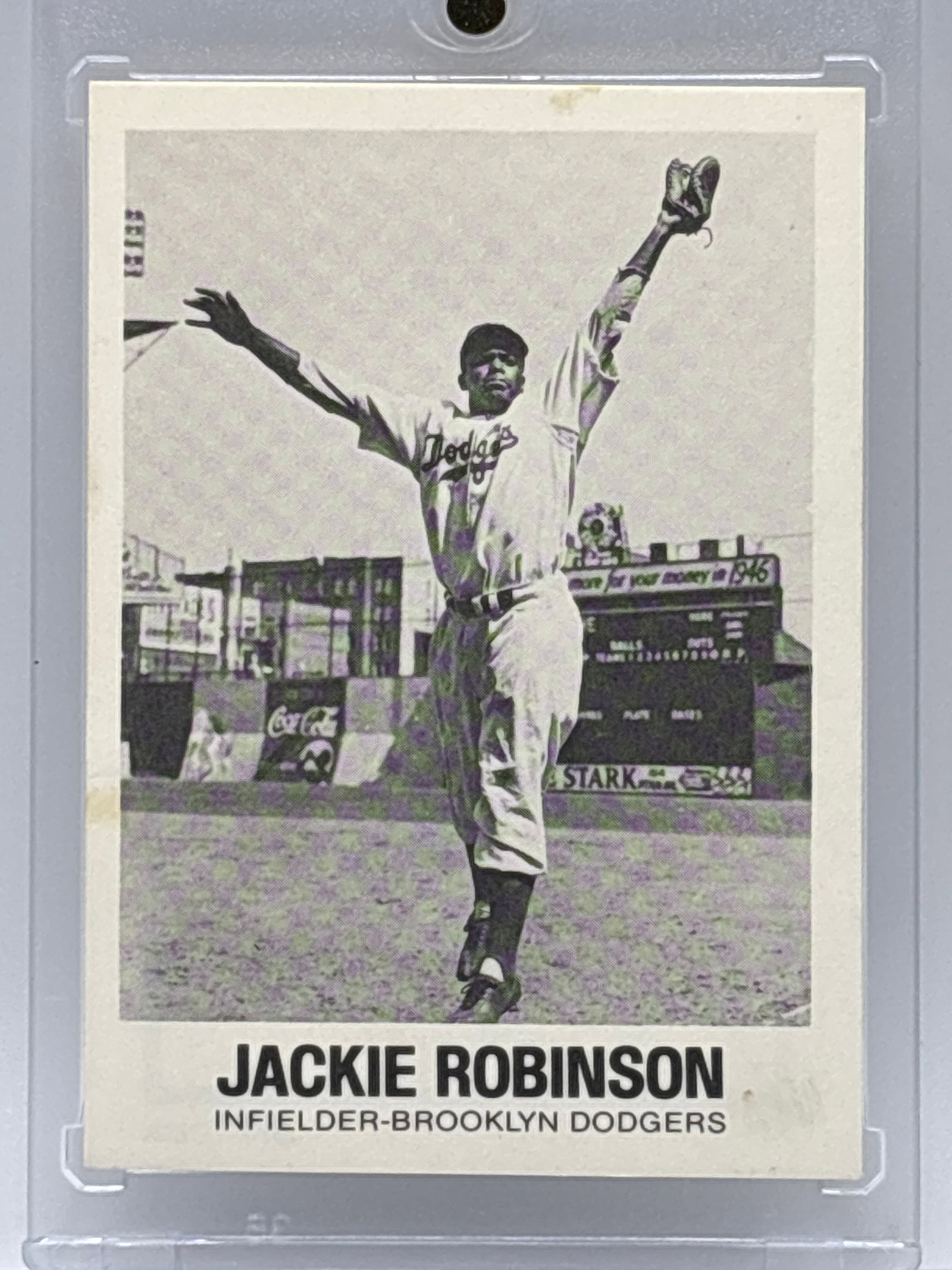 AUTHENTIC 1977 TCMA #20 JACKIE ROBINSON: AUTHENTIC 1977 TCMA #20 JACKIE ROBINSON