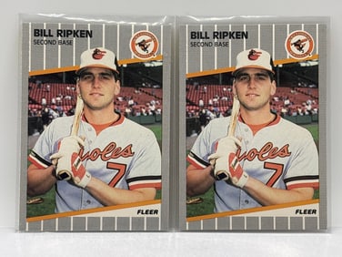 ICONIC BILLY RIPKEN “FF” BLACKED BOX ERROR CARD LOT