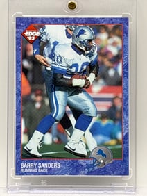 FIRST EDITION 1993 COLLECTORS EDGE BARRY SANDERS PROTO 6 S#032407