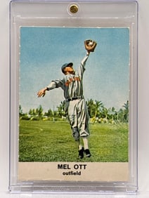 AUTHENTIC 1961 GOLDEN PRESS BASEBALL MEL OTT #1