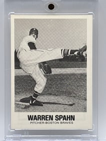 AUTHENTIC 1977 TCMA #38 WARREN SPAHN