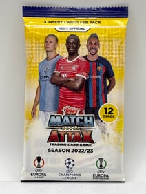 2022/23 TOPPS MATCH ATTAXX UEFA SOCCER PACK