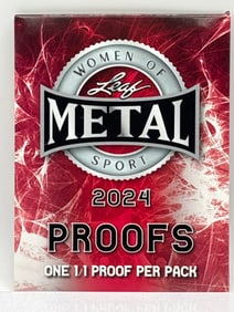 GUARANTEED 1/1!!  2024 LEAF METAL WOMEN OF SPORT PROOFS PACK