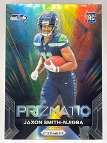 2023 PANINI PRIZM JAXON SMITH-NJIGBA PRIZMATIC ROOKIE CARD