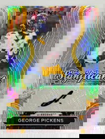 2024 PANINI SIGNIFICANT GEORGE PICKENS AUTOGRAPHED SILVER PRIZM HOLO
