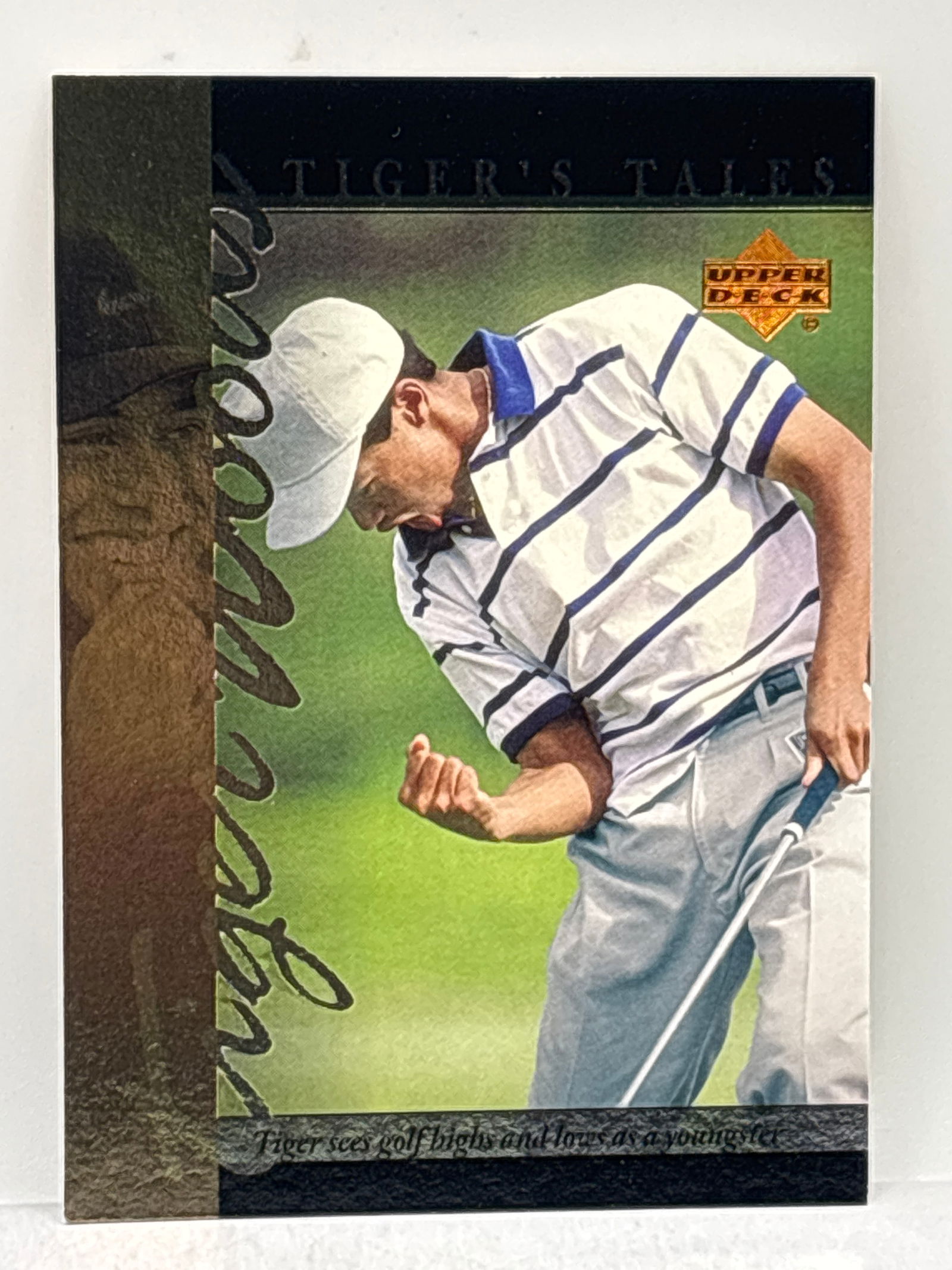 2001 UPPER DECK TIGER WOODS TIGER TALES SP ROOKIE CARD (1 of 4)
