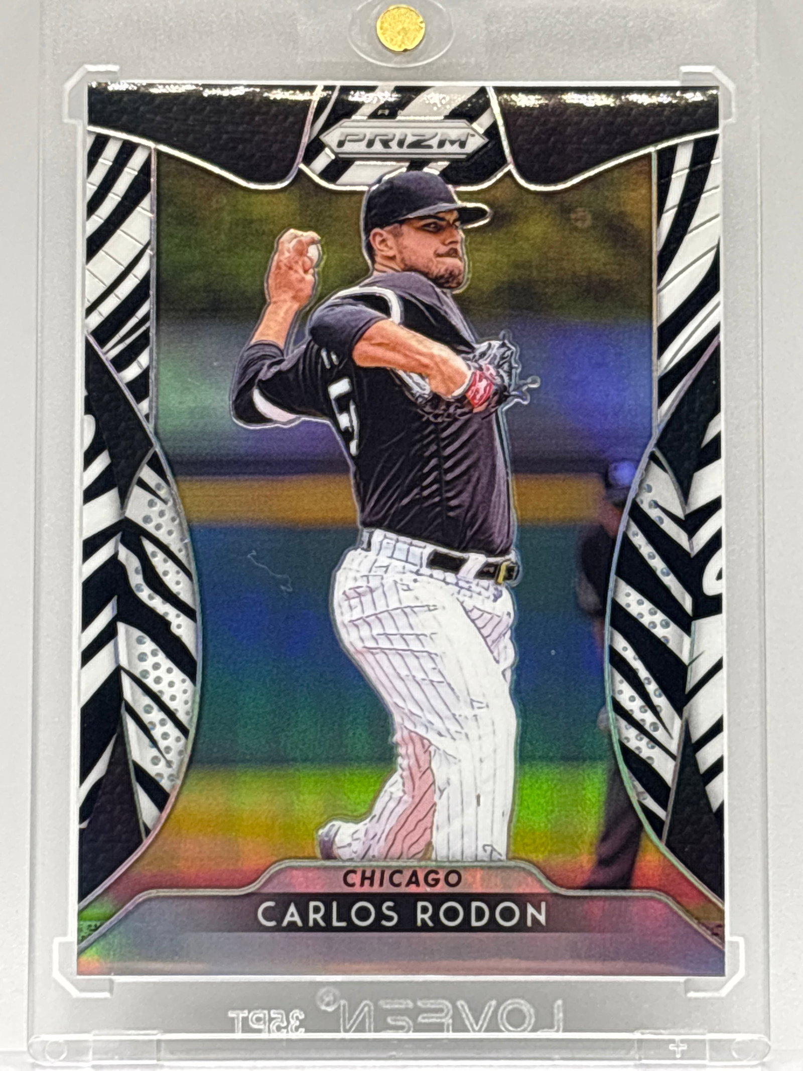 80/99!! 2019 PANINI PRIZM CARLOS RODON ZEBRA PRIZM HOLO: 80/99!! 2019 PANINI PRIZM CARLOS RODON ZEBRA PRIZM HOLO