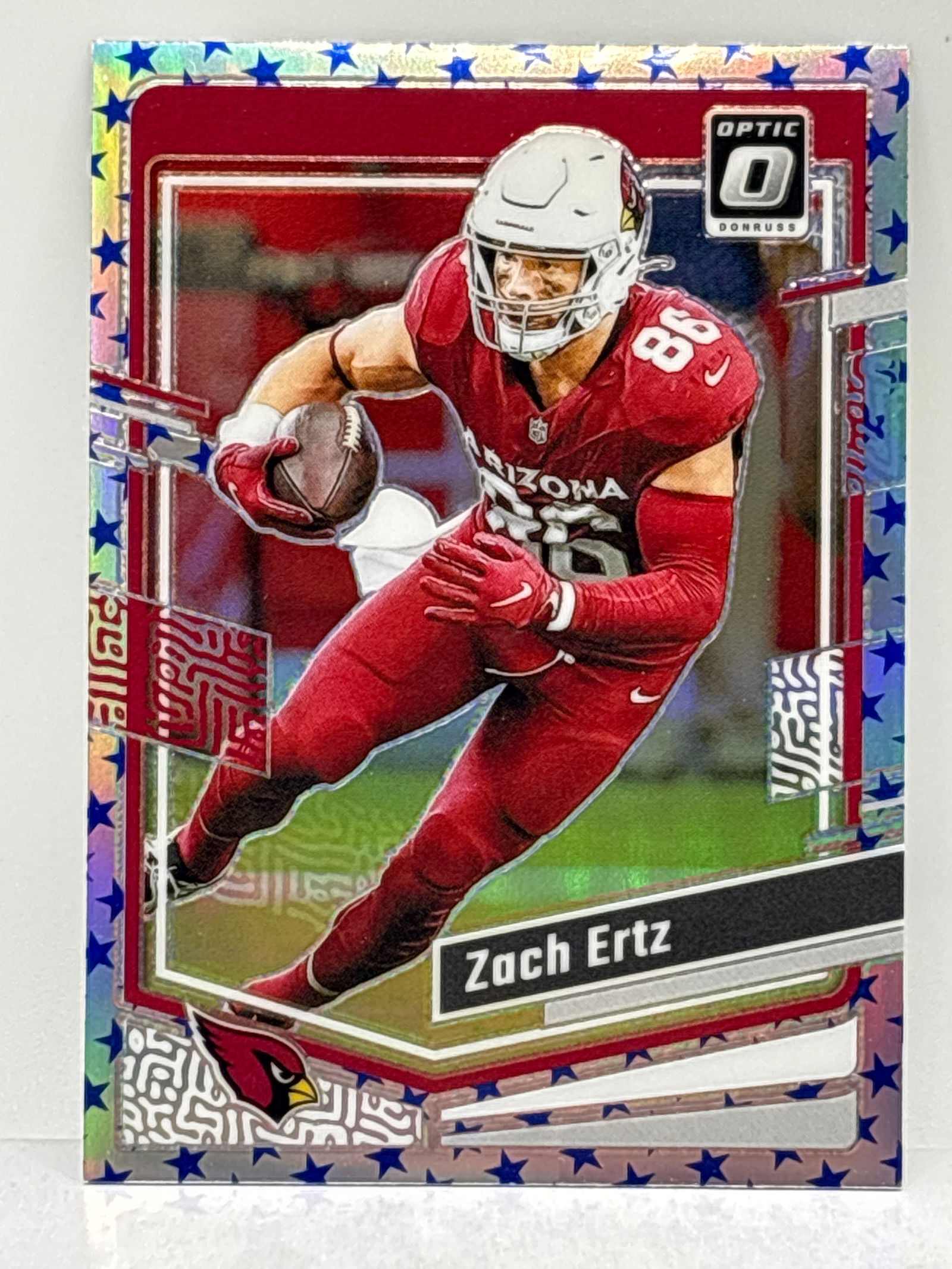 2023 PANINI DONRUSS OPTIC ZACH ERTZ BLUE STARS PRIZM HOLO SSP (1 of 4)