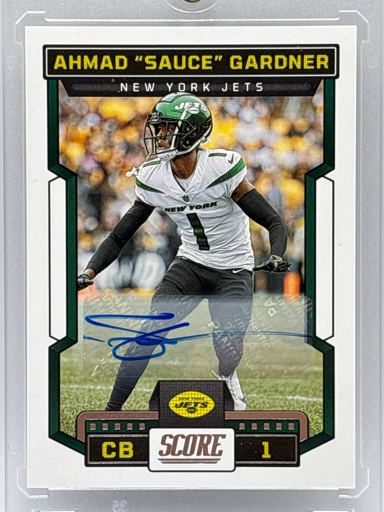 2023 PANINI SCORE AHMAD SAUCE GARDNER AUTOGRAPHED #292: 2023 PANINI SCORE AHMAD SAUCE GARDNER AUTOGRAPHED #292