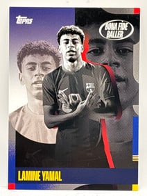 2024 TOPPS FC BARCELONA LAMINE YAMAL BONA FIDE BALLER