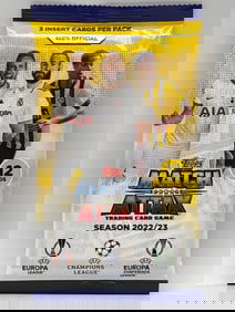 2022/23 TOPPS MATCH ATTAX SOCCER 12 CARD PACK