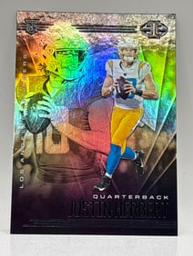 2020 PANINI ILLUSIONS JUSTIN HERBERT ROOKIE CARD