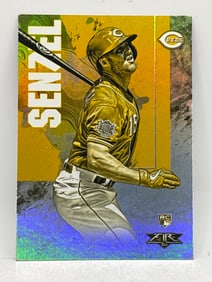 2019 TOPPS FIRE NICK SENZEL ROOKIE CARD