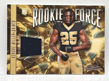 2023 PANINI ABSOLUTE ROOKIE FORCE KENDRE MILLER AUTHENTIC MEMORABILIA ROOKIE PATCH