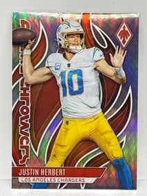 2023 PANINI PHOENIX JUSTIN HERBERT FLAMETHROWERS INSERT