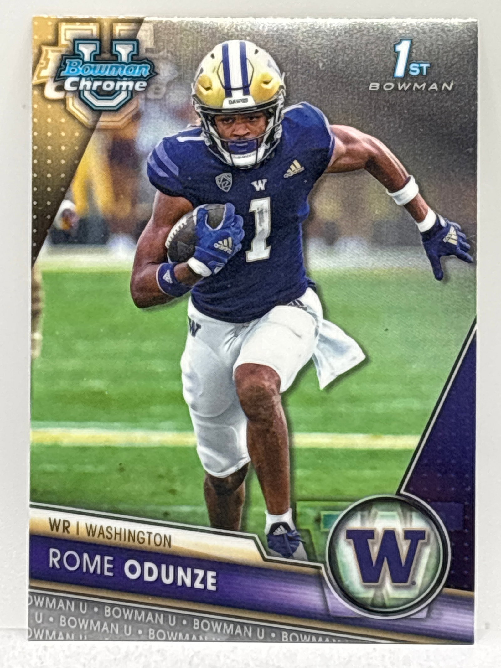2023 BOWMAN CHROME UNIVERSITY ROME ODUNZE 1ST BOWMAN ROOKIE CARD: 2023 BOWMAN CHROME UNIVERSITY ROME ODUNZE 1ST BOWMAN ROOKIE CARD