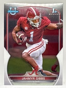 2022 BOWMAN UNIVERSITY JAHMYR GIBBS 1ST BOWMAN ROOKIE CARD