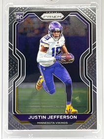 2020 PANINI PRIZM JUSTIN JEFFERSON ROOKIE CARD