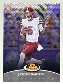 2024 TOPPS TEAM FINEST JAYDEN DANIELS SP ROOKIE CARD