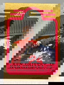 LIMITED EDITION 1991 BLEACHERS KEN GRIFFEY JR GOLD 23KT SET 3 OF 3 NUMBERED 2663 OF 10,000